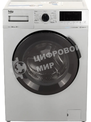 Стиральная машина Beko WSPE6H616S (7322610002) серебристый, загрузка фронтальная 6,5 кг, 1200 об/мин., класс: А++