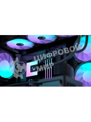Кулер с водяным охлаждением Formula V Line ICE JET GLOW 360 BK, 360мм, 3x120мм, ARGB fans, LGA115X/1200/1700/1851, AM4/AM5