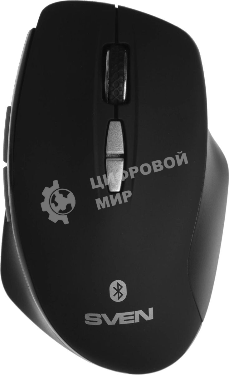 Мышь беспроводная SVEN RX-590SW черный, 1600 dpi, радиоканал, Bluetooth, USB, кнопки - 7