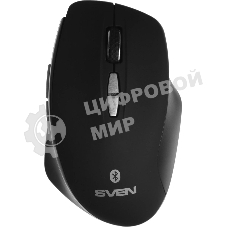 Мышь беспроводная SVEN RX-590SW черный, 1600 dpi, радиоканал, Bluetooth, USB, кнопки - 7