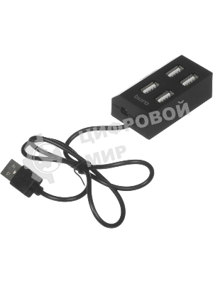 USB-концентратор Buro BU-HUB4-U2.0, USB 2.0, USB 4 порта, USB