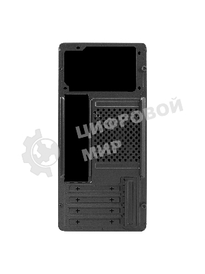 Корпус ExeGate BAA-503U2, Mini-Tower, чёрный, 1 x 80/90 мм