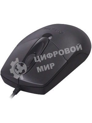 Мышь проводная A4Tech OP-720S черный, 1200 dpi, USB, кнопки - 3