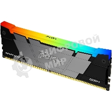 Оперативная память Kingston Fury Renegade, DDR4, 8GB (1x8GB), 3600MHz, CL16, DIMM, с радиатором, RGB, серебристый/черный
