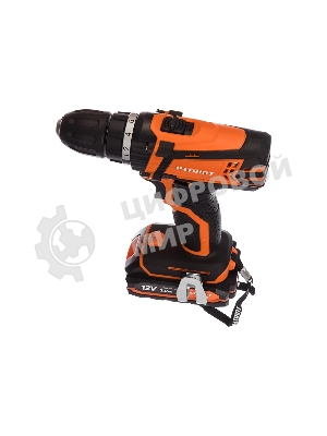 Дрель-шуруповерт Patriot BR 111ES, 12 В, 2 Ач, 25 Нм, щеточный