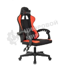 Кресло игровое Zombie Rudger черный/красный