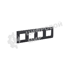 Рамка 4-м IEK SKANDY SK-F04G графит SK-M42-K53