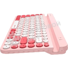 Клавиатура беспроводная A4Tech Fstyler FBK30 розовый USB BT/Radio slim Multimedia (FBK30 RASPBERRY)