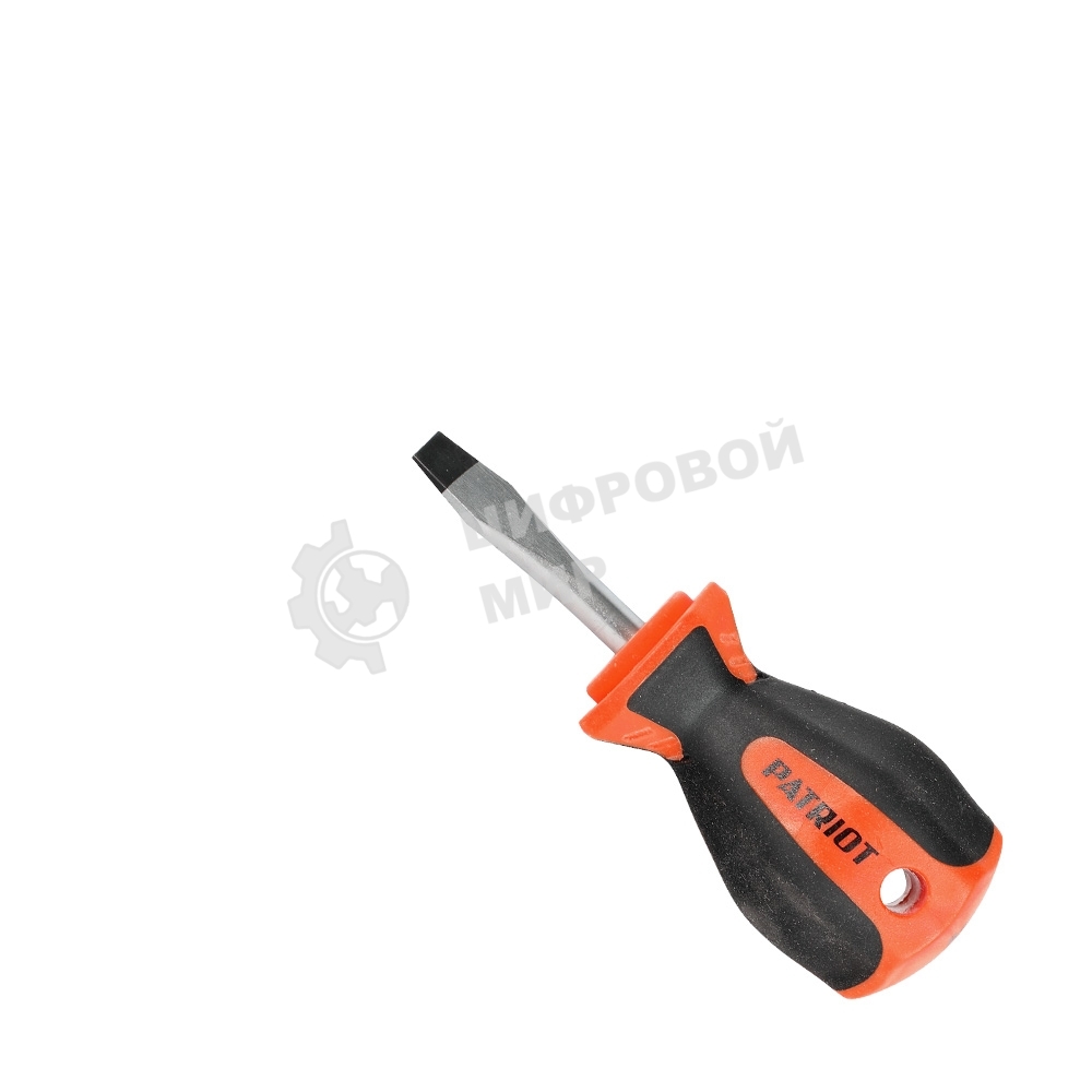 Отвертка Patriot SL6x38, CR-V, магнитная, двухкомпонентная рукоятка