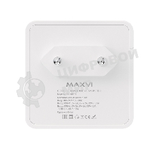 Сетевое зарядное устройство Maxvi CHL-603PD Type-C\USB 30W 6A (3A+3A) PD QC3.0, белый
