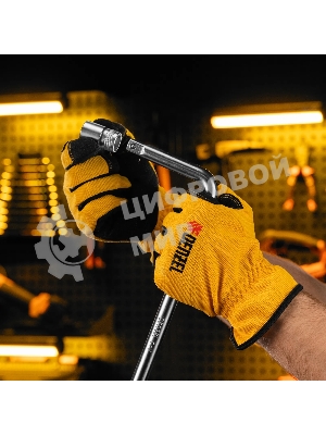 Вороток Г-образный Denzel 375x100 мм, квадрат 1/2