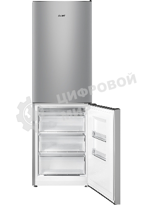 Холодильник Atlant XM 6621-189 серебристый двухкамерный 205/119 л морозилка снизу, капельная система