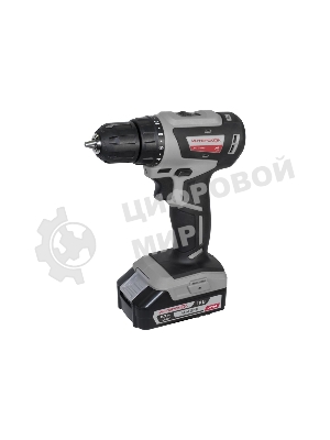 Дрель-шуруповерт ИНТЕРСКОЛ ДА-10/18В, 18 В, 2 Ач, 42 Нм, бесщеточный