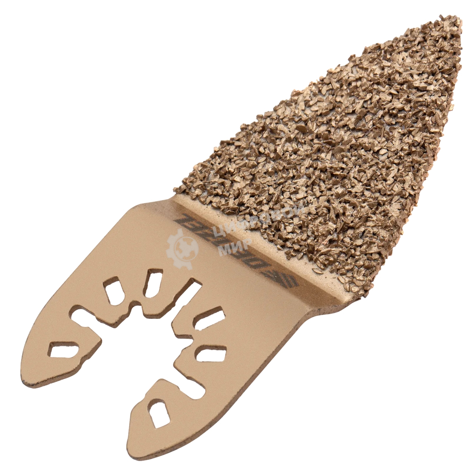 Насадка для МФИ Denzel шлифовальная дельтовидная, HM, по плитке и дереву, 33 мм