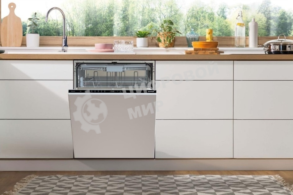 Встраиваемая посудомоечная машина Gorenje GV643D90, черный, 60 см, 16 компл., 45 дБ, класс A+++