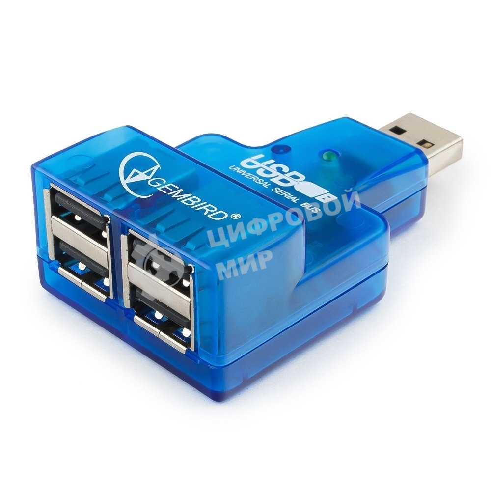 Концентратор USB Gembird HUB USB2.0 Mini 4-port UHB-CN224