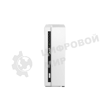 Сетевое хранилище SMB QNAP TS-133 NAS 1 HDD tray. ARM 4-core Cortex-A55 1.8GHz, ram 2 Gb (max), 1x1GbE, 1xUSB 2.0 port,1xUSB 3.2 Gen 1