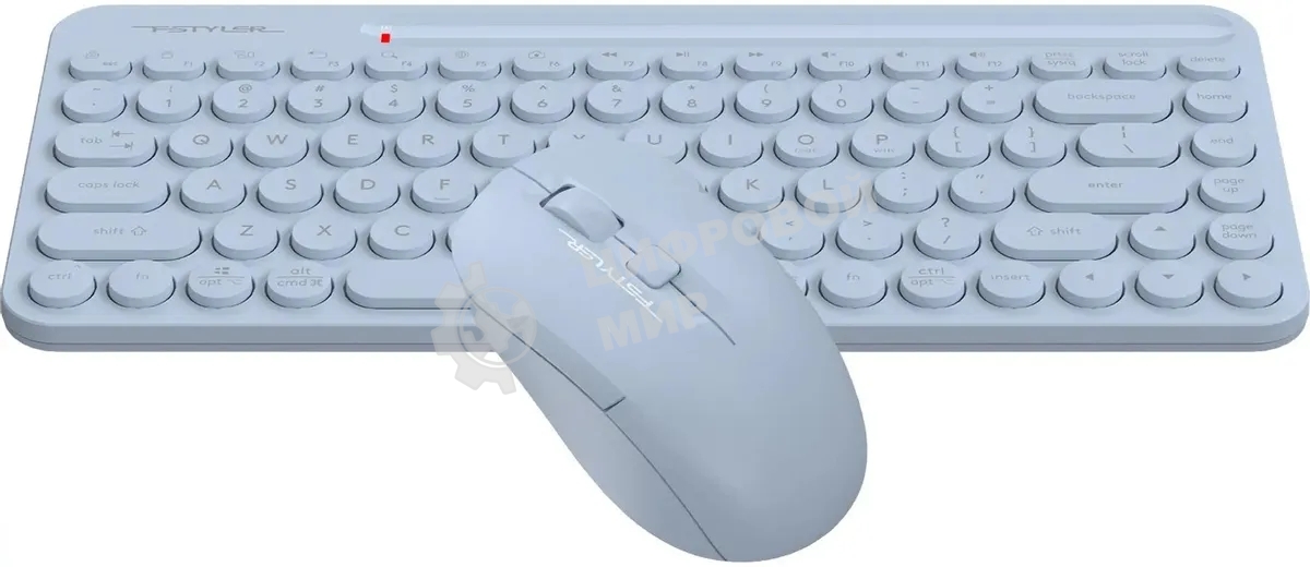 Комплект клавиатура+мышь A4Tech FStyler FG3200 Air2 беспроводной, USB, 2000 DPI, синий