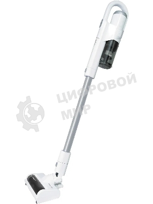 Пылесос вертикальный Coolfort CF-3003 белый, питание от аккумулятора, 120 Вт, уборка сухая, пылесборник 0.5 л, работа от АКБ max 40 мин.