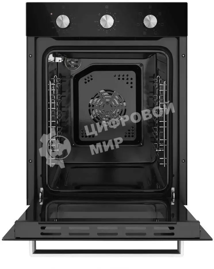 Духовой шкаф электрический встраиваемый HOMSair OEF451BK черный