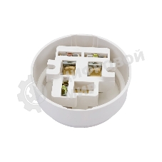 Розетка наружная разборная для плиты с заземлением 32А белая РПпл10-01-Ст