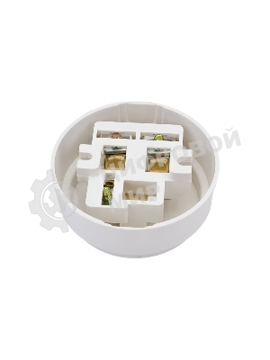 Розетка наружная разборная для плиты с заземлением 32А белая РПпл10-01-Ст