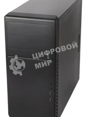 Компьютерный корпус MidiTower Powerman ES861 черный PM-450ATX 4*USB 2.0 Audio mATX