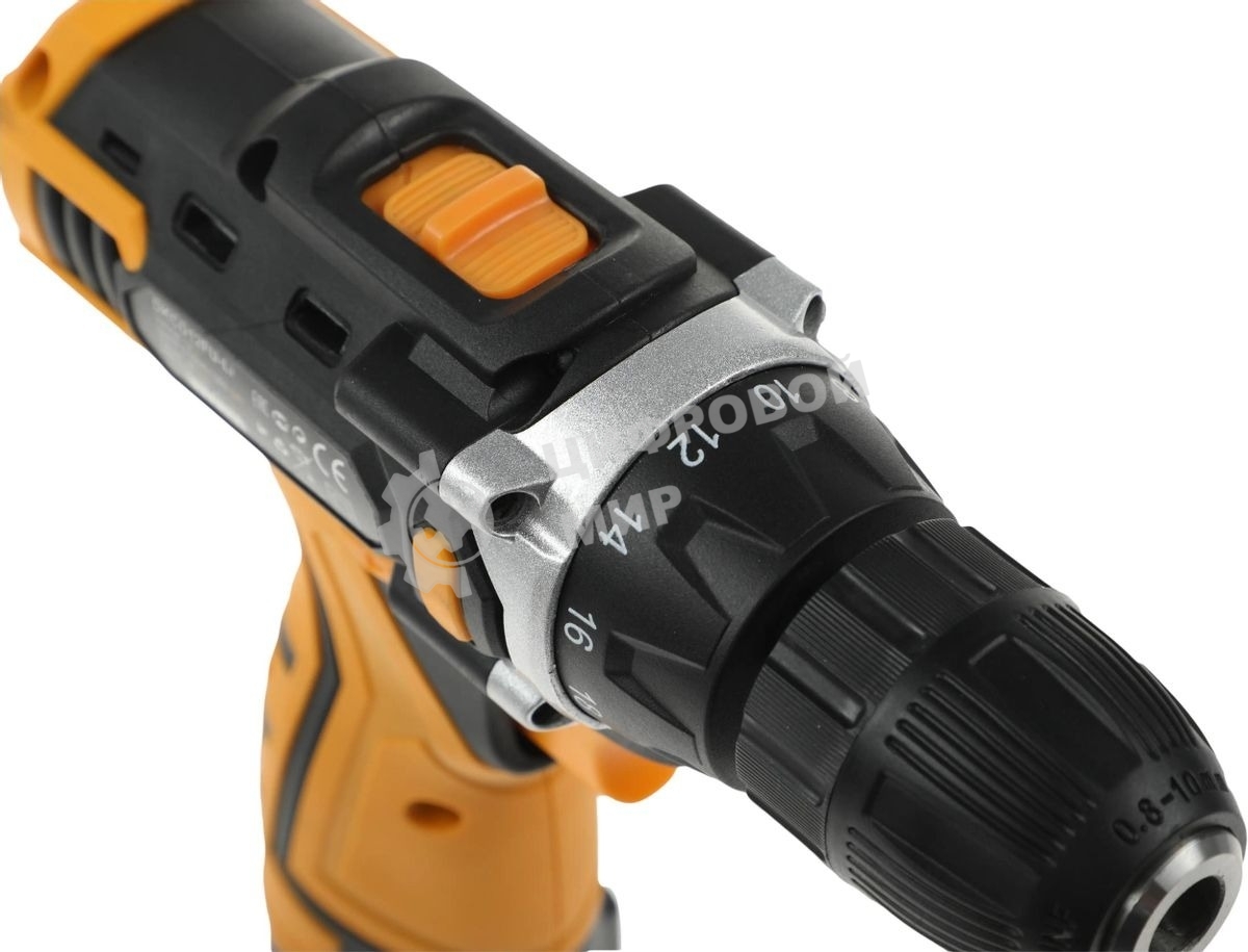 Дрель-шуруповерт аккумуляторная Deko DKCD12FU-Li SET3, 12В, 2АКБ, Кейс