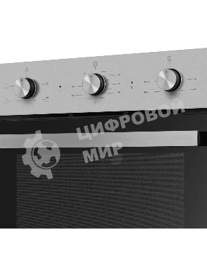 Шкаф духовой электрический Maunfeld AEOC6040S, 60л, дверца с 3 стеклами, нержавеющая сталь