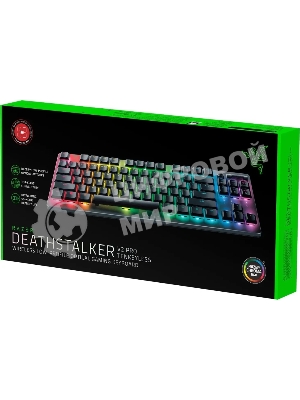 Клавиатура Razer DeathStalker V2 Pro Tenkeyless гибридная, USB Type-A, Bluetooth, радиоканал, чёрный