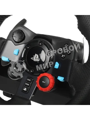 Руль LOGITECH G29 игровой (USB, для PS и PC, педали, виброотдача, 941-000113/941-000112/941-000142)