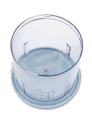 Измельчитель электрический Hyundai HYC-P3138 0.8л. 300Вт голубой/белый