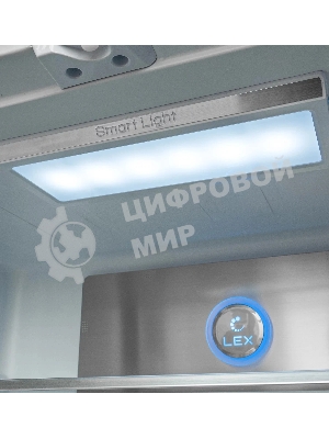 Холодильник LEX LCD505BgID бежевый трехкамерный 321/144л морозилка снизу, No Frost, Side by Side
