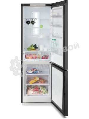 Холодильник Бирюса Б-W980NF графит двухкамерный 240/130л морозилка снизу, No Frost