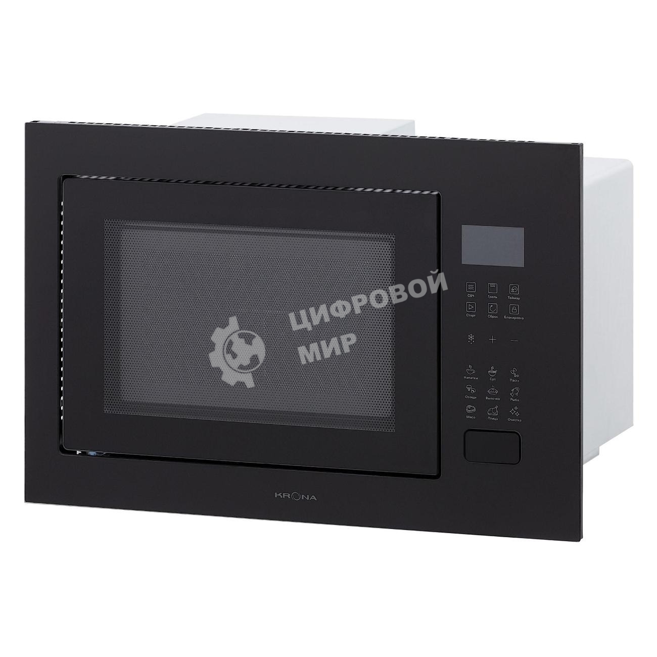 Встраиваемая микроволновая печь Krona REIN 60 BL черный