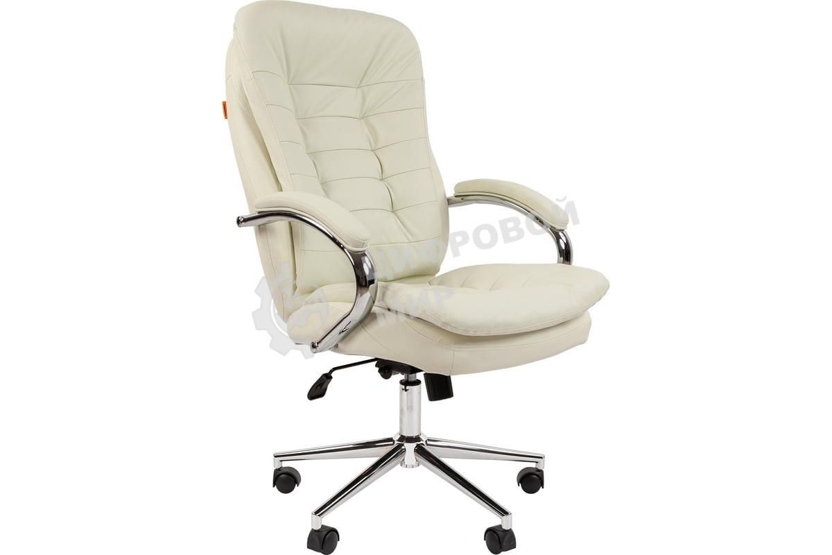 Кресло офисное Chairman 795 кожа, белый N