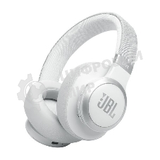Беспроводные/проводные наушники JBL Live 770NC белый, полноразмерные, Bluetooth + проводной, адаптивное шумоподавление