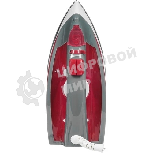 Утюг Energy EN-328 бордовый, 2000 Вт, стальная подошва (270053)