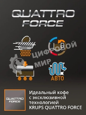 Кофемашина Krups Essential EA870810 1450Вт черный/нержавеющая сталь