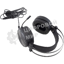 Наушники с микрофоном Oklick/Оклик HS-L810G ANONYMOUS черный 2.2м мониторные оголовье