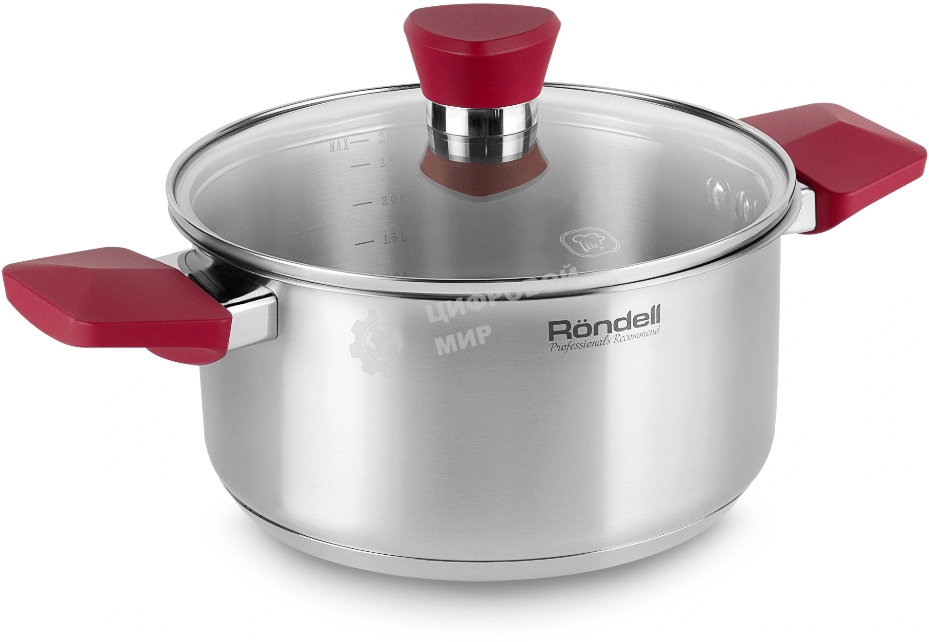 Кастрюля Rondell RDS-815 Strike с/кр 24 см (4,8 л)