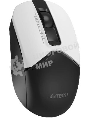 Мышь беспроводная A4Tech Fstyler FG12S белый/черный, 1200 dpi, радиоканал, USB, кнопки - 3