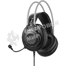 Гарнитура проводная с микрофоном A4Tech Fstyler FH200U серый 2м накладные USB оголовье (FH200U GREY)