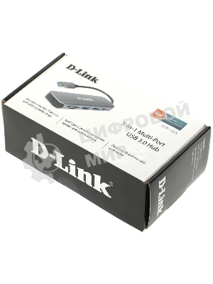 USB-концентратор D-Link DUB-1325/A2A, USB 3.0, USB 3.0, SD/microSD, USB