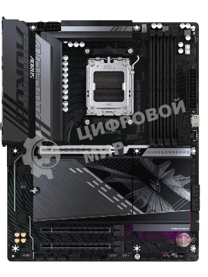 Материнская плата Gigabyte B850 AORUS ELITE WIFI7 rev. 1.1, AM5, AMD B850, 4xDDR5, 4xSATA, 3xM.2, 1xPCIe 5.0 x16, 2xPCIe 3.0 x16, 1xDP, 1x2.5Gb LAN, Wi-Fi 7, Bluetooth 5.4, 1xUSB-C 10Gbps, 2xUSB-A 10Gbps, 5xUSB-A 5Gbps, 4xUSB-A 2.0, 3x3.5 мм + S/PDIF оптический, 7.1, ATX