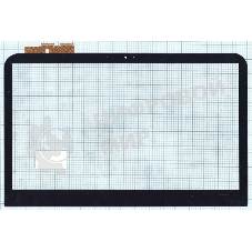 Сенсорное стекло (тачскрин) для Dell Inspiron 14R-3421, черное с рамкой