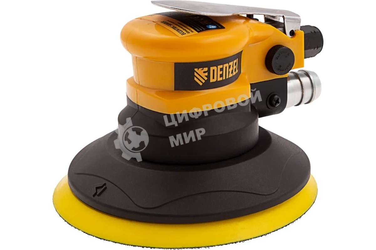 Эксцентриковая шлифовальная машина Denzel EPG150, 150 мм, 10000 об/мин, 5 мм, 160 л/мин