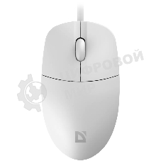 Мышь проводная Defender Azora MB-241 белый, 1200 dpi, USB, кнопки - 3