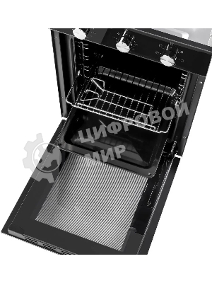Духовой шкаф электрический встраиваемый HOMSair OEF451BK черный