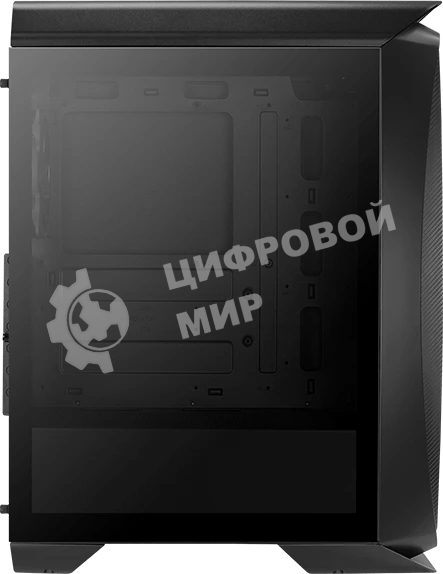 Компьютерный корпус Aerocool/Formula Aero One Eclipse-G-BK-v1 черный без БП ATX 4x120мм 2xUSB 3.0 audio